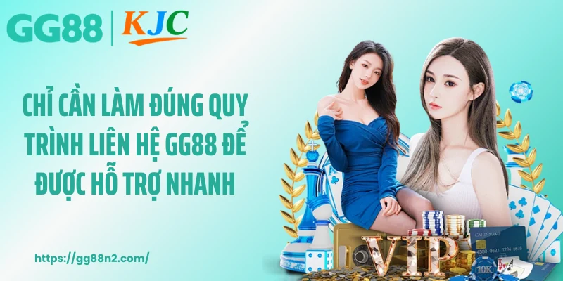 Chỉ cần làm đúng quy trình liên hệ GG88 để được hỗ trợ nhanh